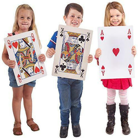 卸売カスタム特大トランプ大サイズ A5/B5/A4/A3 紙トランプ