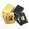 カスタム デザインの PVC プラスチック ポーカー デッキ箱が付いている防水トランプ